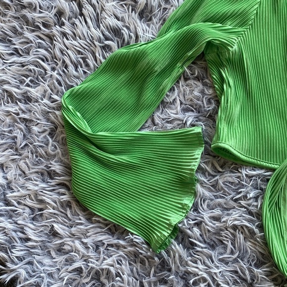 NWOT Princess Polly Venga Cropped Green Long Sleeve Top - Picture 6 of 8